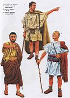 -100, Rome, Costumes militaires romains (Ier s. av JC).jpg